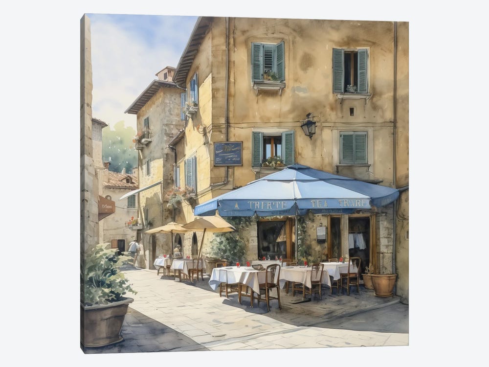 Tuscan Village II by RileyB 1-piece Canvas Artwork