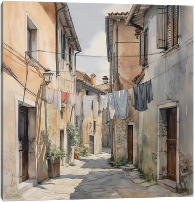 Tuscan Village IV Canvas Art Print - RileyB