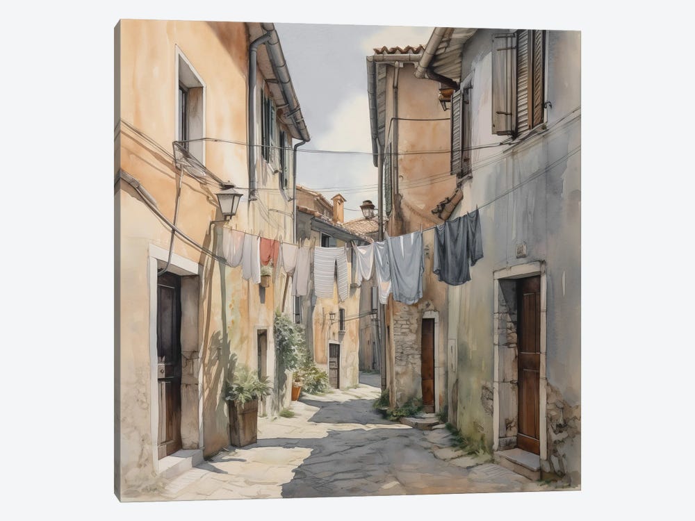 Tuscan Village IV by RileyB 1-piece Canvas Print