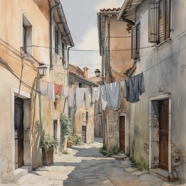 Tuscany: Tuscan Village IV by Willow Studio