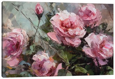 Vintage Roses VI Canvas Art Print - RileyB