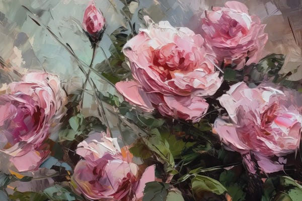 Fine Art Print: Vintage Roses VI by Willow Studio