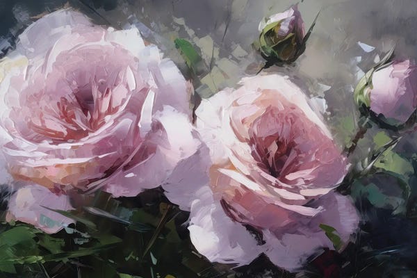 Fine Art Print: Vintage Roses VIII by Willow Studio