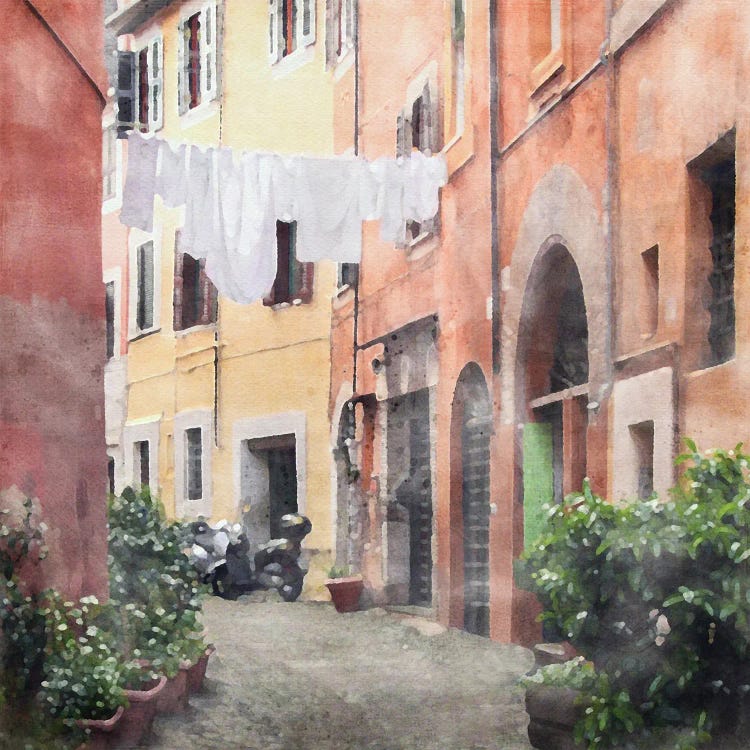 Italian Street View by Willow Studio wall art