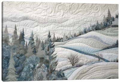 Quilted Winter Landscape IX Canvas Art Print - RileyB