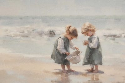 Shell Collectors by Willow Studio art print