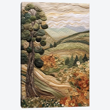Tuscan Tapestry IV Canvas Print #RLY95} by RileyB Canvas Art