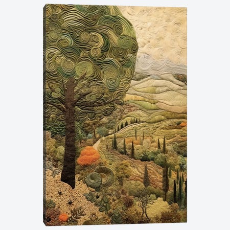 Tuscan Tapestry VIII Canvas Print #RLY98} by RileyB Canvas Print