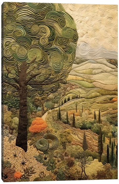 Tuscan Tapestry VIII Canvas Art Print - RileyB