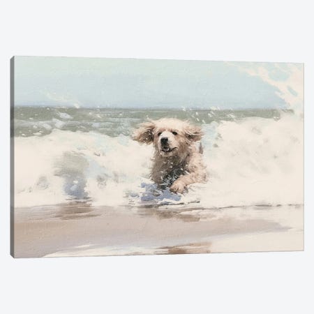 Wave Runner Canvas Print #RLY99} by RileyB Canvas Print