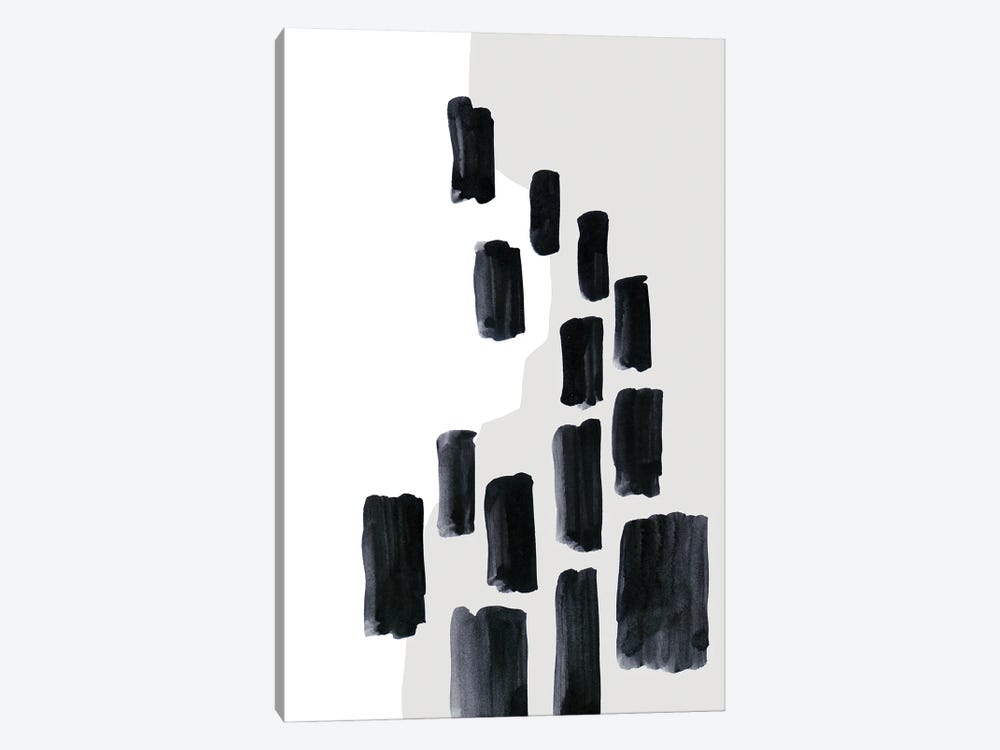 Abstract Bars by blursbyai 1-piece Canvas Art