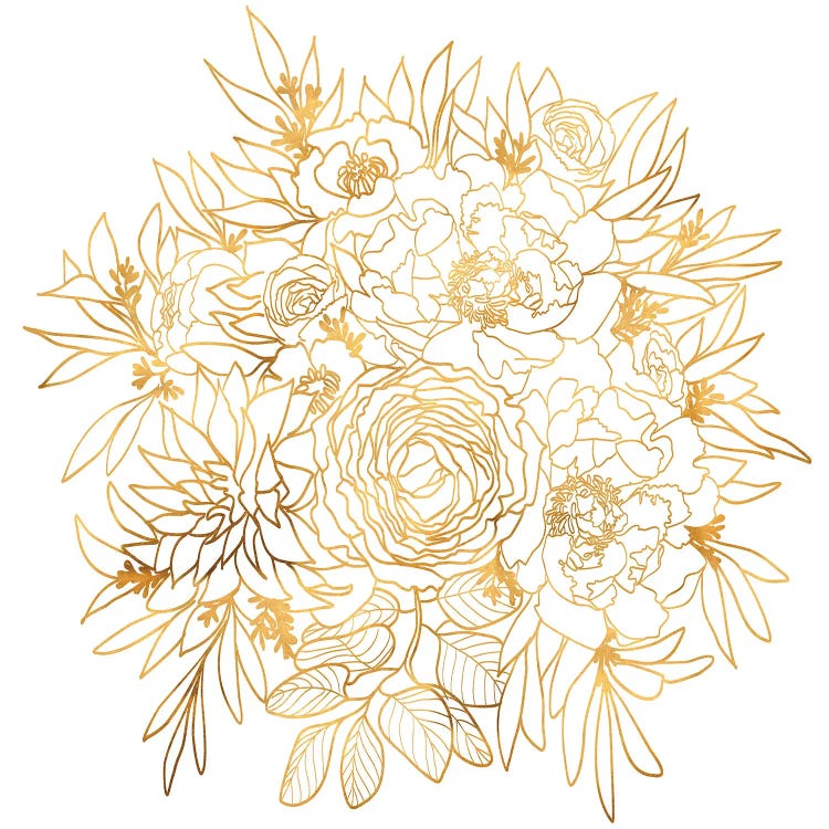 Nanette Bouquet by blursbyai wall art