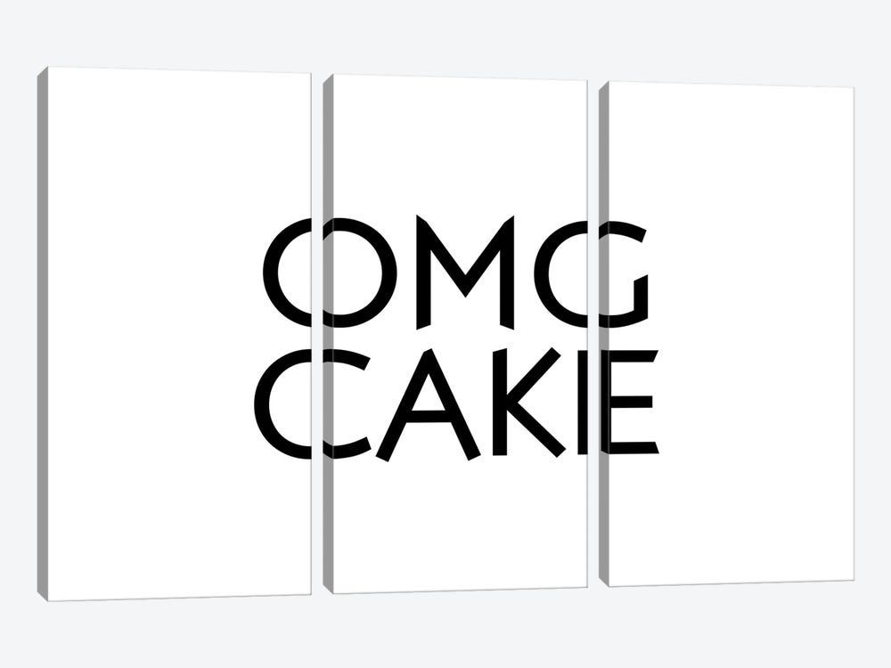 OMG Cake by blursbyai 3-piece Art Print