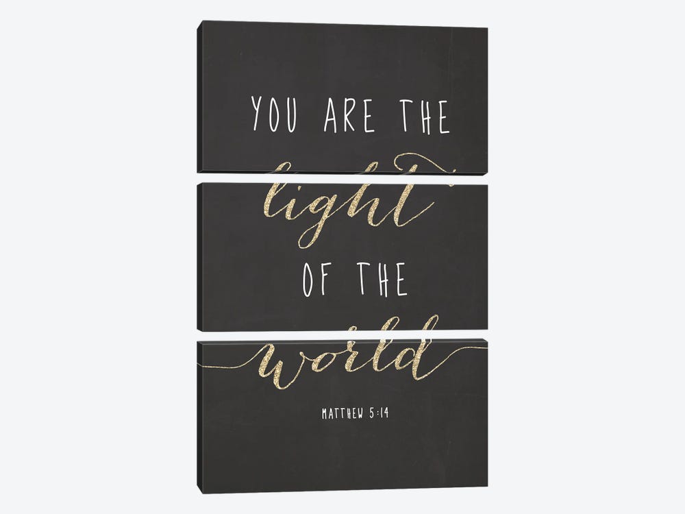 You Are The Light Of The World by blursbyai 3-piece Canvas Print