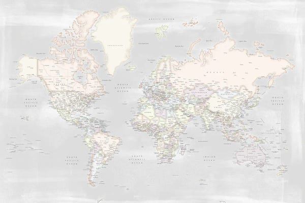 blursbyai: Detailed Rustic And Pastels World Map Maeli Pastels by blursbyai
