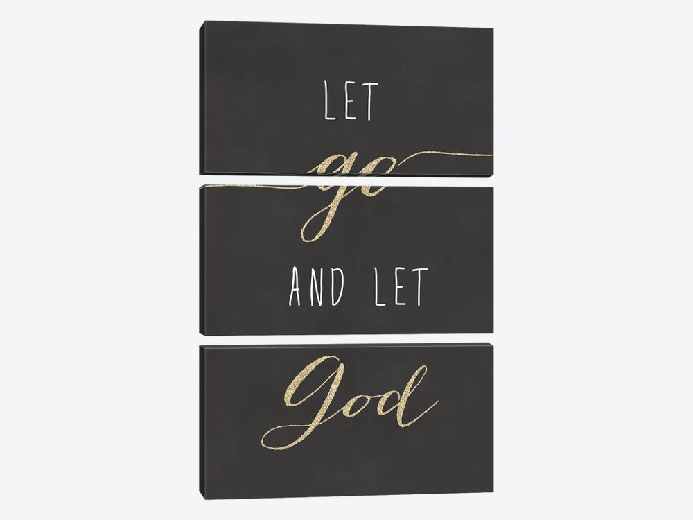 Let Go And Let God by blursbyai 3-piece Art Print