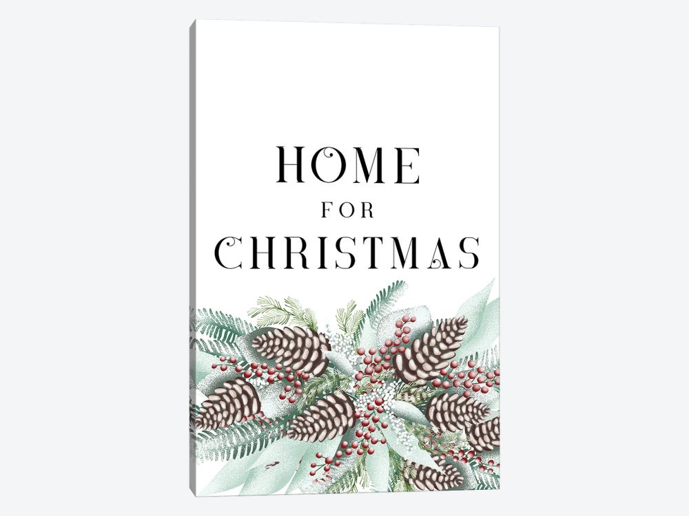 Home For Christmas by blursbyai 1-piece Canvas Print