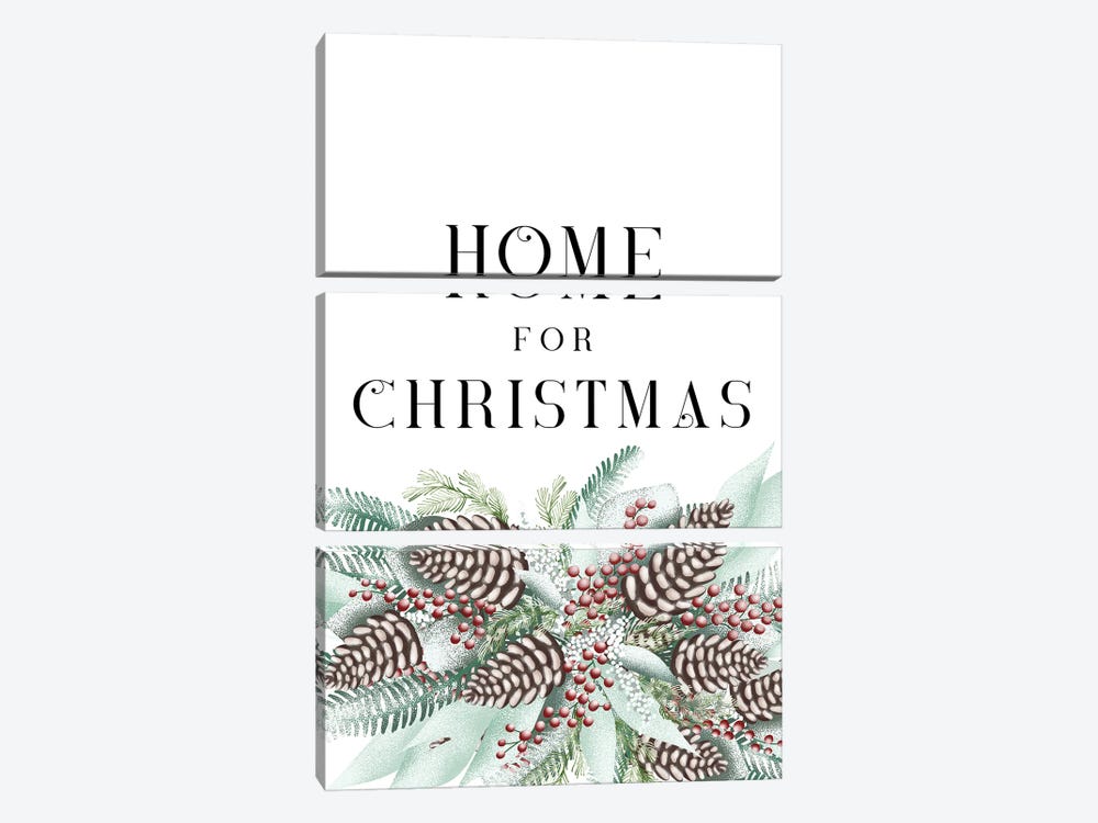 Home For Christmas by blursbyai 3-piece Art Print