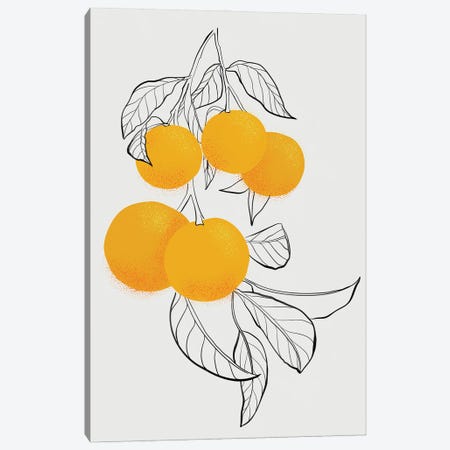 Mabel Oranges Canvas Print #RLZ340} by blursbyai Canvas Artwork
