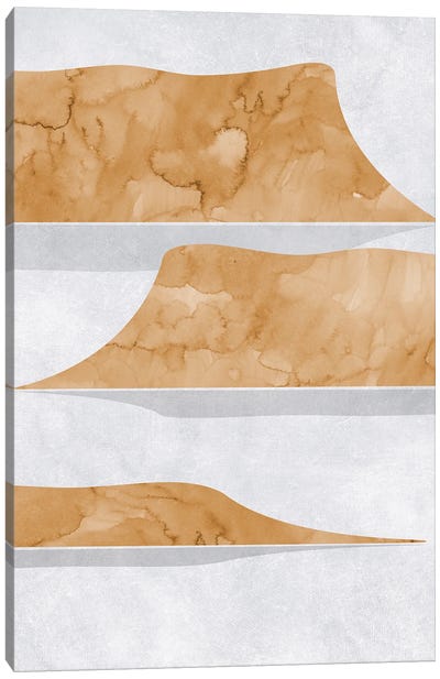 Abstract Lake Powell View Canvas Art Print - blursbyai