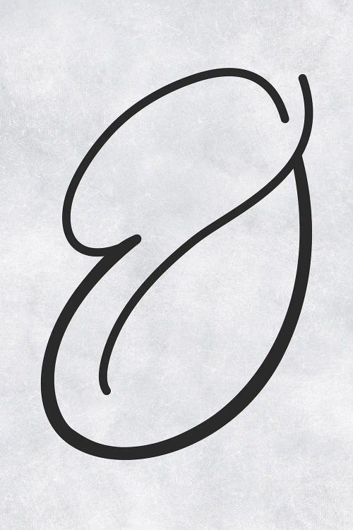 Curvy Ampersand by blursbyai wall art