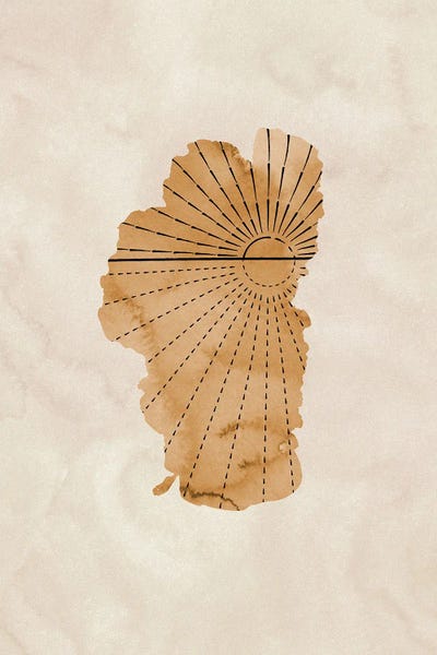 Sunrise Abstract Lake Tahoe by blursbyai art print