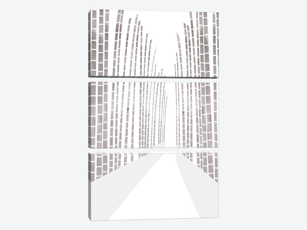 Abstract Bamboo Forest by blursbyai 3-piece Art Print