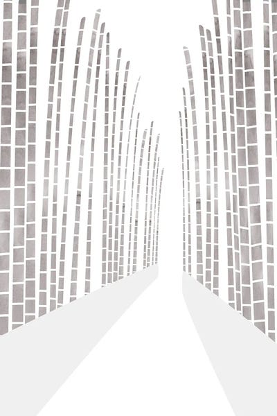 Japandi: Abstract Bamboo Forest by blursbyai