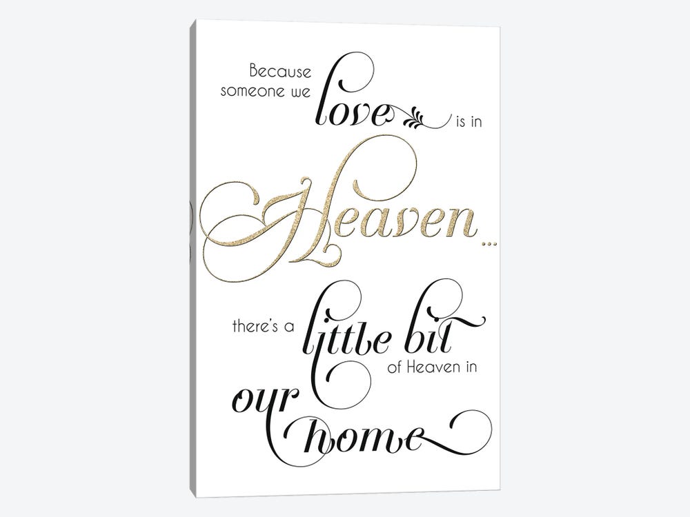 Because Someone We Love Is In Heaven by blursbyai 1-piece Canvas Wall Art