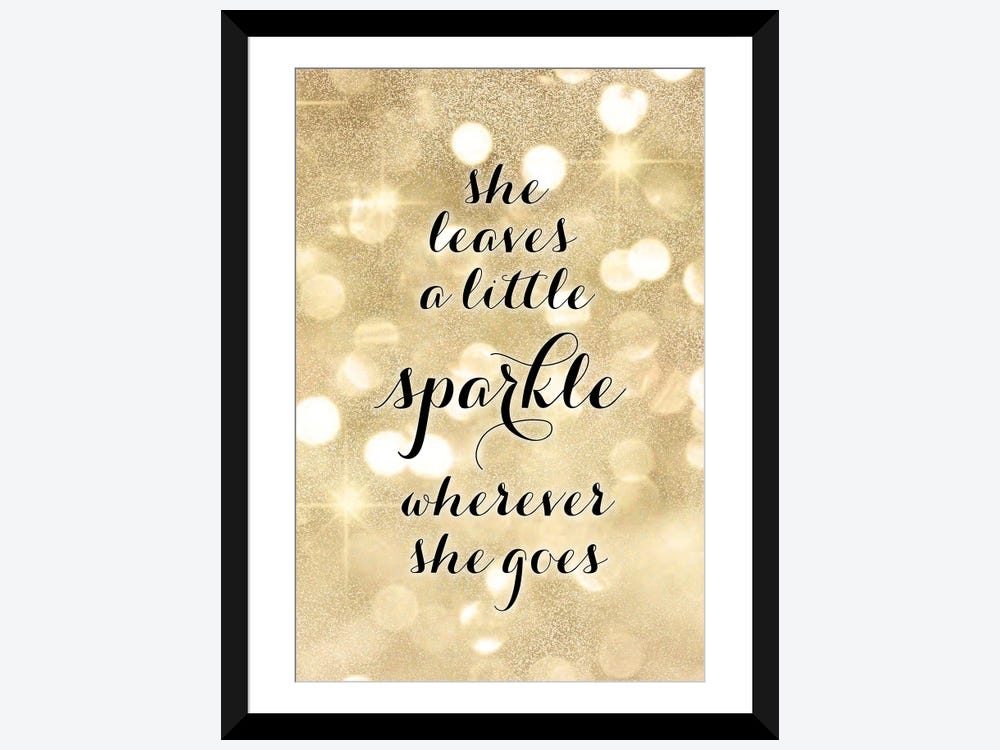 Rose Gold Tumbler/ She Leaves a Little Sparkle Wherever She 