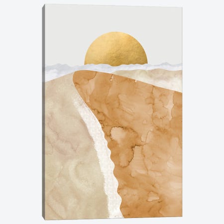 Gold Sand Dune Canvas Print #RLZ393} by blursbyai Canvas Art Print