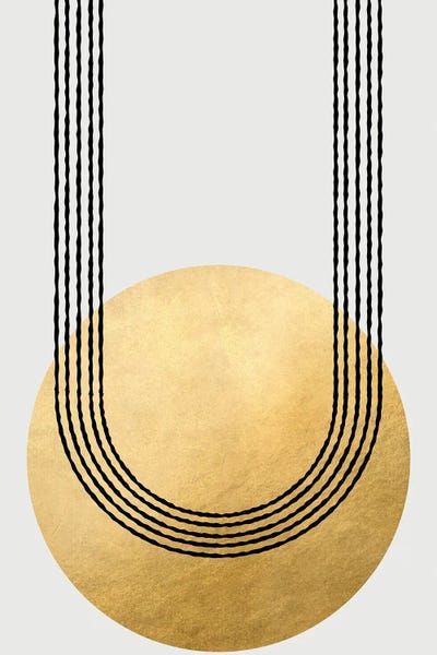 Gold Balance by blursbyai multi panel art