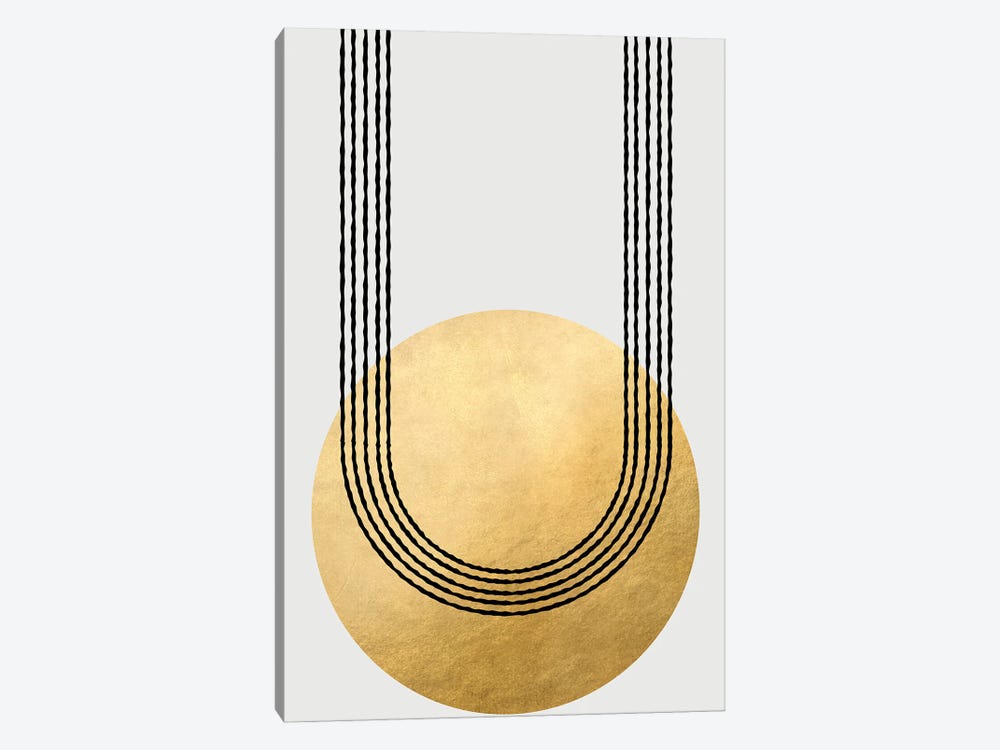 Gold Balance by blursbyai 1-piece Canvas Print