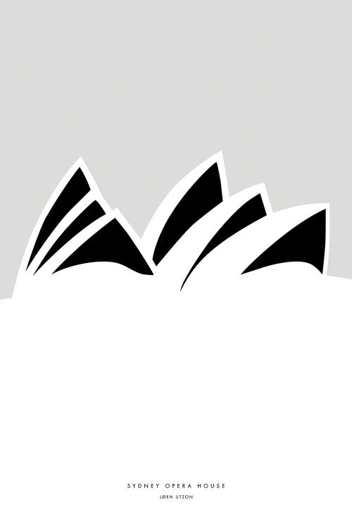 Minimal Sydney Opera House