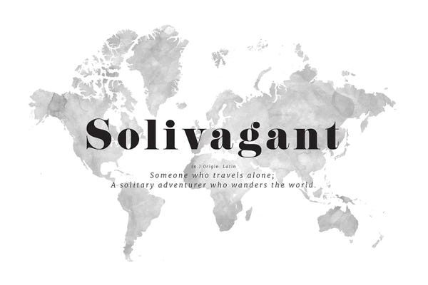 Globes: Solivagant World Map by blursbyai