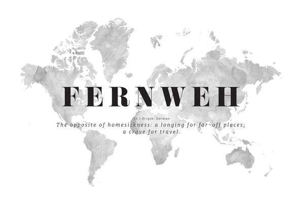 blursbyai: A Crave For Travel World Map by blursbyai