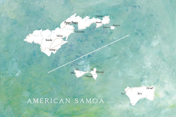 blursbyai: Map Of American Samoa by blursbyai