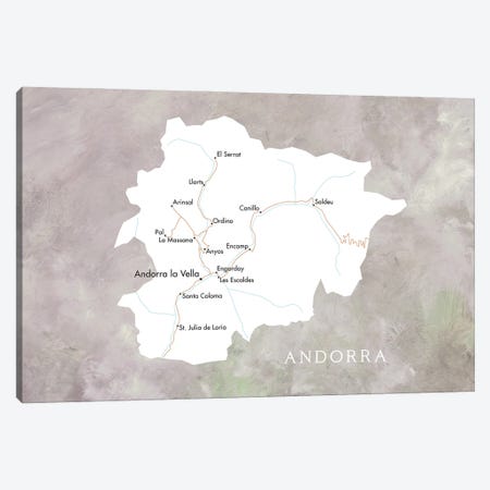 Map Of Androrra Canvas Print #RLZ494} by blursbyai Canvas Print