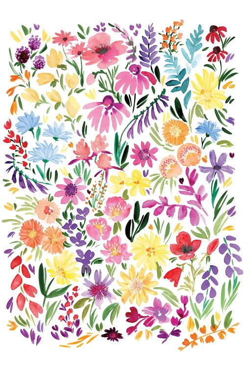 Wildflower Meadow by blursbyai wall art