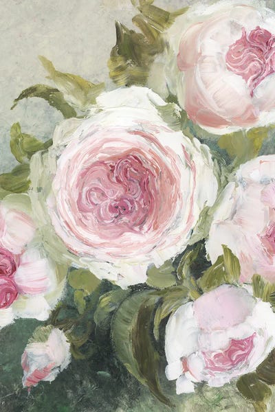 Freyia Painterly Florals by blursbyai multi panel art