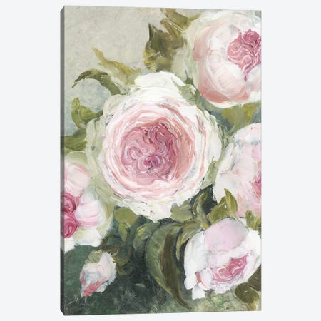 Freyia Painterly Florals Canvas Print #RLZ507} by blursbyai Canvas Print