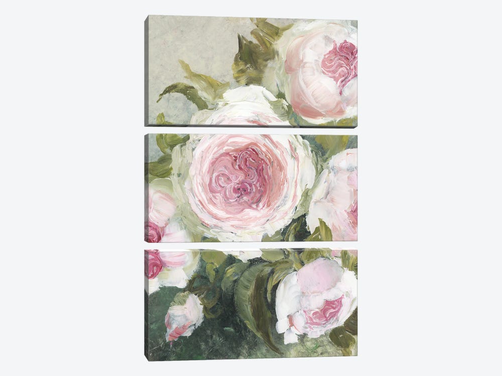 Freyia Painterly Florals by blursbyai 3-piece Art Print