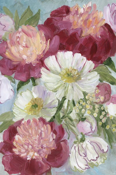 Eleanora Painterly Florals by blursbyai multi panel art