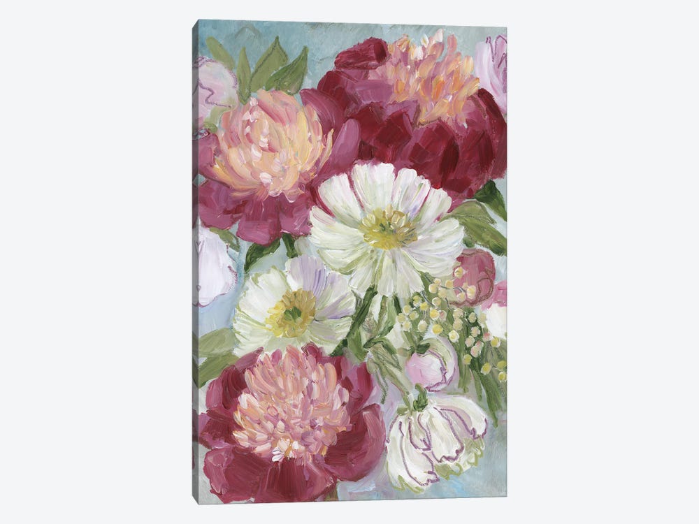 Eleanora Painterly Florals by blursbyai 1-piece Canvas Print