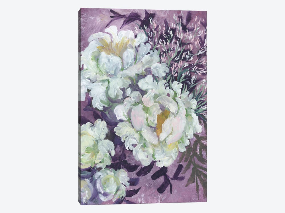 Eliany Painterly Bouquet by blursbyai 1-piece Canvas Art Print