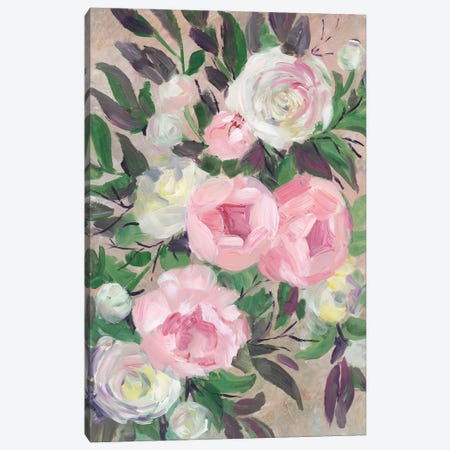 Zoye Painterly Bouquet Canvas Print #RLZ515} by blursbyai Canvas Art