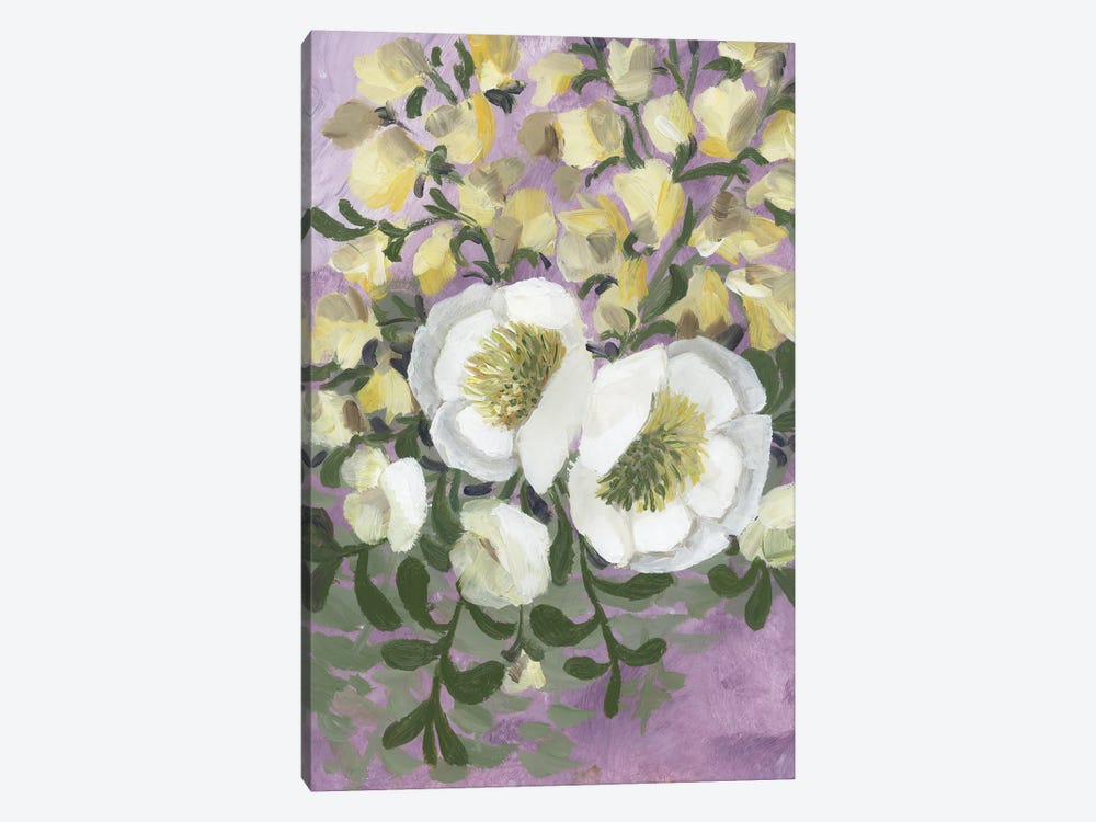 Raelynna Painterly Florals by blursbyai 1-piece Canvas Art