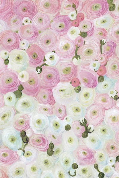Gabry Painterly Ranunculus by blursbyai art print