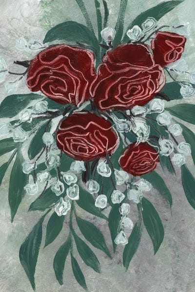 Zeldah Red Roses by blursbyai multi panel art