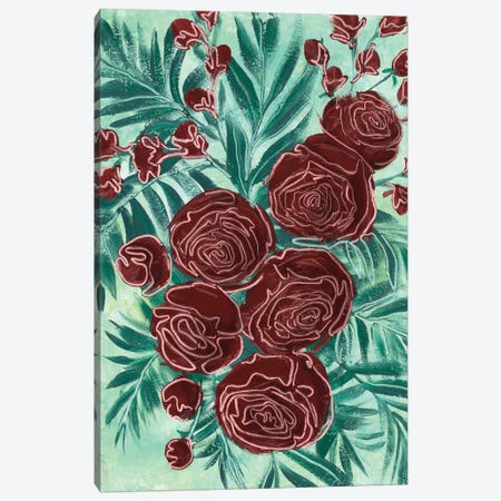 Sharonnie Red Roses Canvas Print #RLZ525} by blursbyai Canvas Art Print